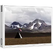 Raxxa Premium-Puzzle "Landebahn vor Bergkette", 1000 Teile