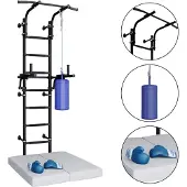 Monkey-gym Teenager Box Gymnastikleiter - schwarz elite, Handschuhe 8-10