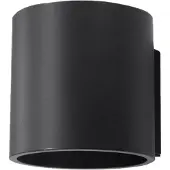 Sollux Wandleuchte ORBIS 1 schwarz 1xG9 8W Aluminium 10x12x10cm