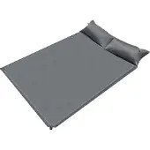 Easybuy Selbstaufblasende Campingmatte Schlafmatte Doppelmatratze 192*132cm (grau)