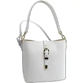 Toscanto Damen Umhängetasche Tasche weiß Leder D2OTTM812UW