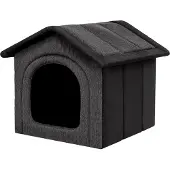 Stanislaw Jurga Faltbares Hundehaus für Innen & Außen – 38x44x45 cm – waschbar, leicht,