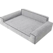 Stanislaw Jurga Pillowprim Hundebett Glamour -115x80cm- elegantes Sofa-Kissen für Hunde, weich & waschbar