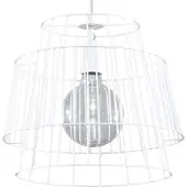 Sollux Hängeleuchte GATE weiß 1xE27 15W Stahl 130x35x35cm