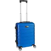 H4L Koffer Trolley Reisekoffer Hartschalenkoffer ABS Blau 38x23x55cm 4 Rollen