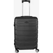 H4L Koffer Trolley Reisekoffer Hartschalenkoffer ABS Schwarz 44x27x64cm 4 Rollen