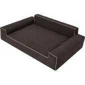 Stanislaw Jurga Pillowprim Hundebett Glamour -115x80cm- elegantes Sofa-Kissen für Hunde, weich & waschbar