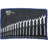 Bgs Maulringschlüssel-Set, Ringseite gekröpft, 8-27 mm, 17-tlg.