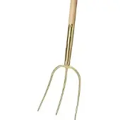 Idealspaten-bredt Streugabel Ideal 3 Zinken, mit Stiel