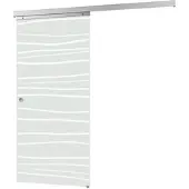 Inova Glasschiebetür Mistral 900 x 2035 mm Komplettset mit Griffmuschel