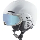 Alpina Skihelm Alto QV Matt White (Ice Blue)-55 - 59 cm