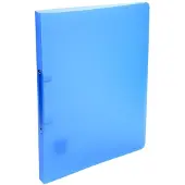 Exacompta 54152E 25x Ringbuch aus PP 500μ mit 2 Ringen 15mm, Rückenbreite 20mm, Chromaline, 32x25cm für DIN A4 - Blau