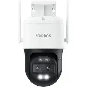 Reolink Trackmix WiFi, 4K 8MP PTZ Überwachungskamera Aussen mit Dual-Objektiv, 2,4/5GHz WLAN, Auto-Tracking, Personen-/Fahrzeug-/Haustiererkennung