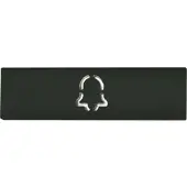 DoorBird D21x Namensschild für eine Ruftaste, Glockensymbol – RAL 6006
