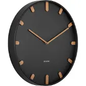 Karlsson Wanduhr Grace Metal Black (40cm)