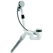Bette Silhouette Trio badafvoer met overloop-vulcombinatie chroom