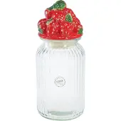 Kitchen Goods & More Vorratsglas Erdbeere 26,5cm Küche Dekoration transparent Glas