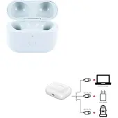 Cyoo starfix (kabellosen QI) Ladetasche kompatibel mit Apple AirPods 3. Generation, weiss