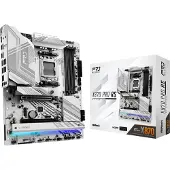 Asrock X870 PRO RS, AMD, Sockel AM5, AMD Ryzen 7000 Series, AMD Ryzen 8000 Series, AMD Ryzen 9000 Series, DDR5-SDRAM, 256 GB, DIMM