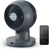 Rowenta QV2540F0, Haushalts-Lamellenlüfter, Blau, Tisch, Berührung, LED, 230 mm