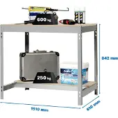 Simonwork (bancos De Trabajo) Bt0 Werkbank 842x1510x610 Mm