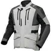 Modeka Striker III Motorrad-Textiljacke, hellgrau/schwarz, S