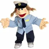 Living puppets Polizei Kleidung (3teilig) OHNE PUPPE