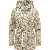 Ragwear Anorak "Eddens Print" mit Kapuze Übergangsjacke mit Animal-Print und Kapuze