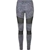 Urban Classics Leggings "Damen Ladies Tech Mesh AOP Leggings"