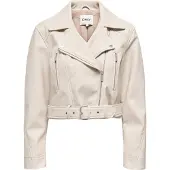 ONLY Lederimitatjacke "ONLPAULINE FAUX LEATHER JACKET CC OTW" mit Biker-Style Details