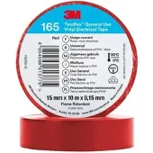 3M 3MTM TemflexTM Vinyl-Isolierband 165 Rot