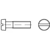 F. REYHER Nchfg. GmbH & Co. KG Zylinderschraube ISO 1207 m.Schlitz M 5 x 16 Messing