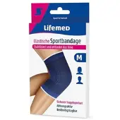 Lifemed Elastische Sportbandage blau "Kniestütze" M / 96 Stück