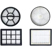 Rohnson Staubsaugerfilter R-147eFSET Hepaklasse H12 auswaschbar rund für Allergiker 2er-Set