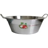 Big Buy Cooking Baumalu 340678 Edelstahlbehälter Silber 9 L Ø 38 cm