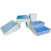 Hardin 1fachgut Kinder Softbausteine 4 tlg. - Grau/Blau