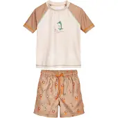 Playshoes 2tlg. Badeoutfit in Hellbraun/ Beige | Gr.: 122/128
