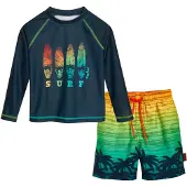 Playshoes 2tlg. Badeoutfit in Dunkelblau/ Bunt | Gr.: 110/116