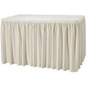 LTITEX Skirting Plisseefalte Ecru Orlando 410 cm -