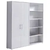 Mid.You Aktenschrank Office Edition Sw Set 1 hoch Weiß