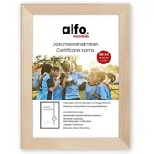 Alfo. Nina DIN A4 natur, Holzrahmen