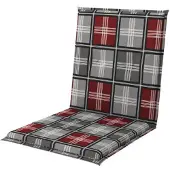 Doppler Auflage für Niederlehner Motion XL 100 x 52 x 8 cm anthrazit grau rot