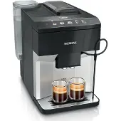 Siemens Kaffeevollautomat TP505D01 EQ.500 Classic, für Bohnen, 1500 W, bis 1,9 l/270 g, inkl. Zubehör, silber-schwarz