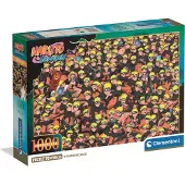 Clementoni Puzzle Impossible Naruto 500 Stücke, Compact Box - Puzzle für Erwachsene 14-99 Jahre, Geschenk für Mann und Frau, Italy, 37045