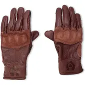 Belstaff Clinch Wasserdichte Braune Handschuhe Größe S