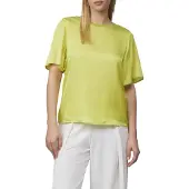 Comma T-shirts Lime Green Größe: 46 | Blusen Outlet | Damen | Grün