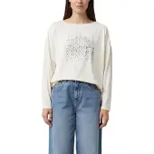 Comma T-shirts Offwhite Größe: 40 | Hemden Outlet | Damen | Weiß