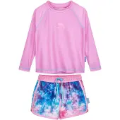 Playshoes UV-Schutz Bade-Set 1/1-Arm Batik in violett | Gr.: 158/164
