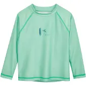 Playshoes UV-Schutz Shirt 1/1-Arm Surfbrett Palme in mint | Gr.: 74/80