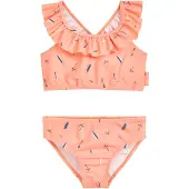 Playshoes UV-Schutz Bikini Surfbrett Palme in altrosa | Gr.: 158/164